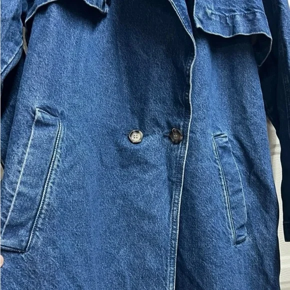 NWT Boyish “THE MAXWELL” Midweight Denim Trench Coat - Picture 12 of 15